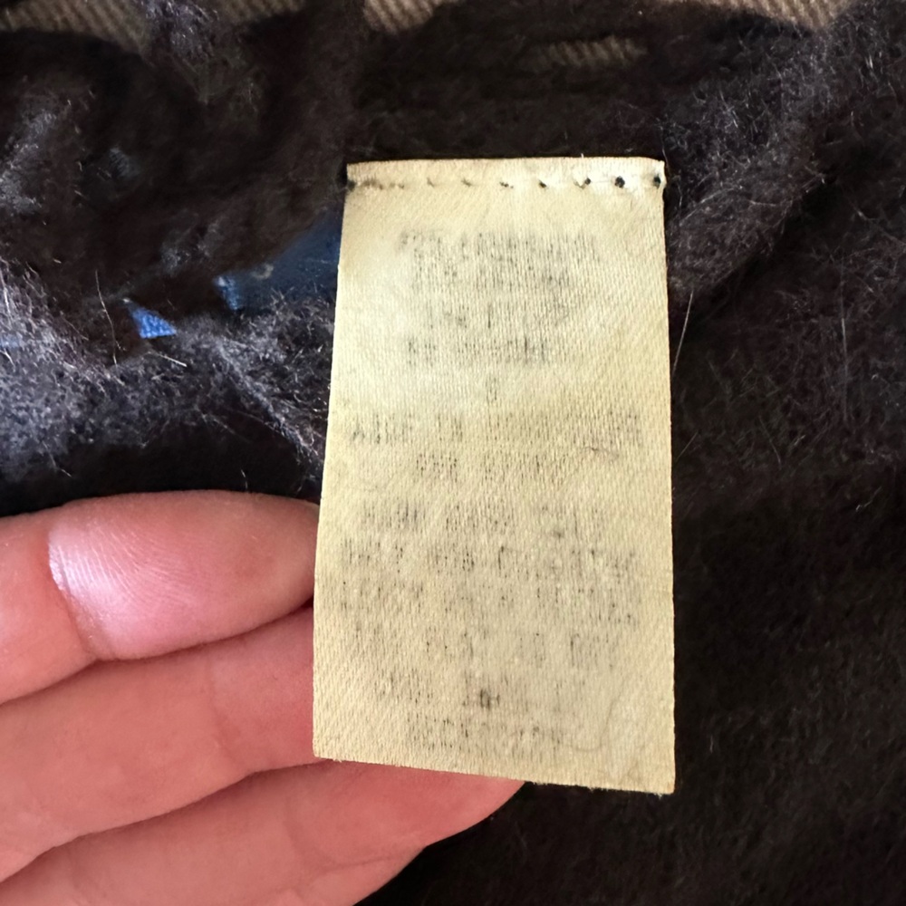 dELiA*s Black Angora lambs wool soft Women's Sweater vintage! - Picture 6 of 9